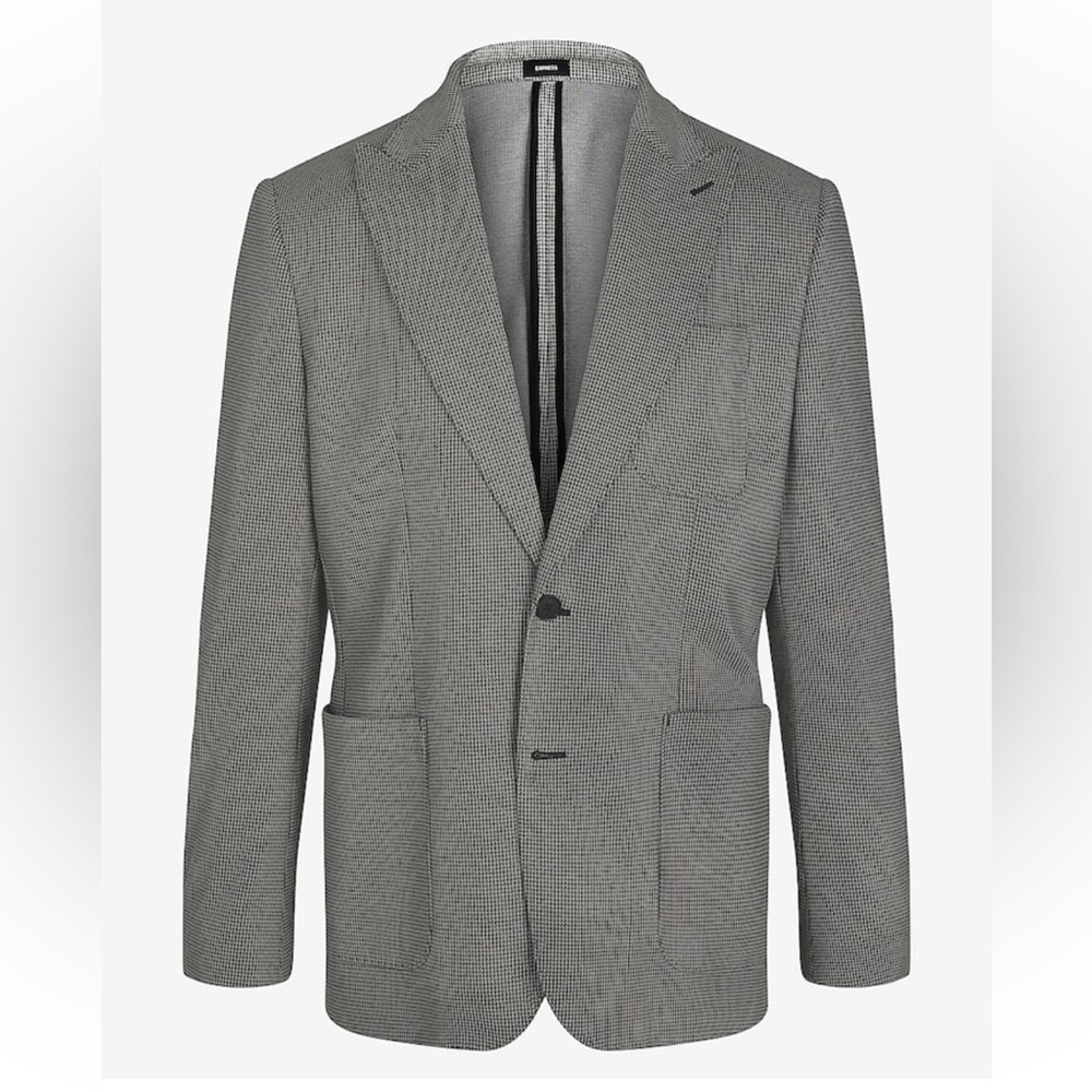 NWT Express Men's Houndstooth Blazer 36S